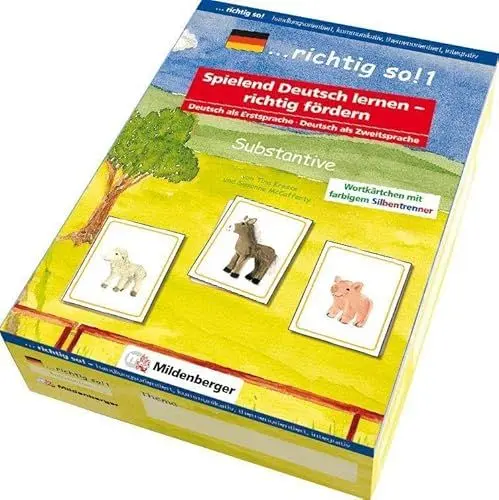 Produktbild: ... richtig so!: Spiele für den Deutsch-Förderunterricht und für Deutsch als Fremdsprache: Spiele für den Deutsch-Förderunterricht und für Deutsch als Fremdsprache. 1. - 4. Schuljahr